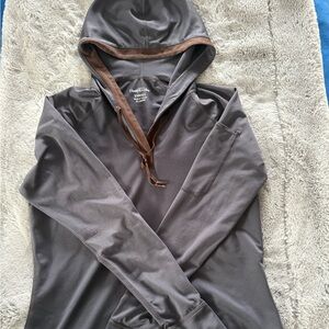 Charcoal Gray Girls Hoodie Sweater